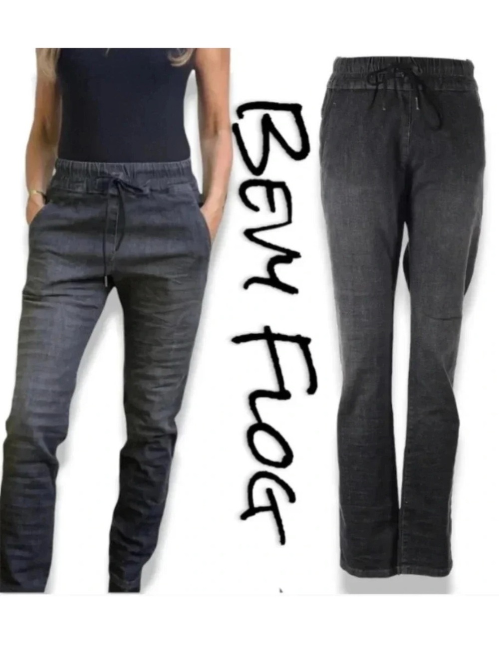 Bevy Flog grey-black Shely jeans 28